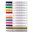 thumbnail image 1 of uni Paint Oil Based Paint Markers, Fine Point, Assorted Colors, 12 Count, 1 of 6
