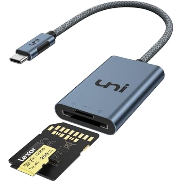 uni USB-C SD 4.0 Card Reader, UHS-II SD Card Adapter, High Speed Memory ...