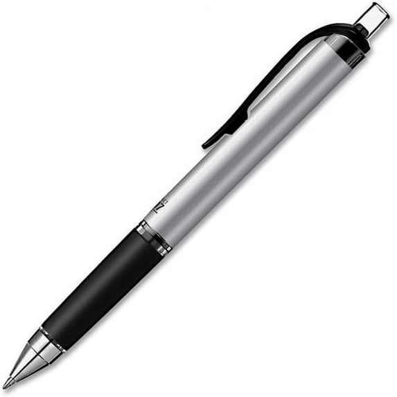 uni-ball 207 Gel Impact Retractable - Bold Pen Point - 1 mm Pen Point Size - Refillable - Retractable - Blue Gel-based Ink - Metallic Barrel - 1 Dozen | Bundle of 10 Dozen
