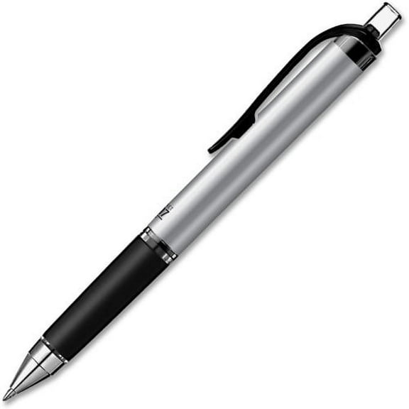 uni-ball 207 Gel Impact Retractable Bold Pen Point - 1 mm Pen Point Size - Refillable - Retractable - Blue Gel-based Ink - Metallic Barrel - 12 / Dozen