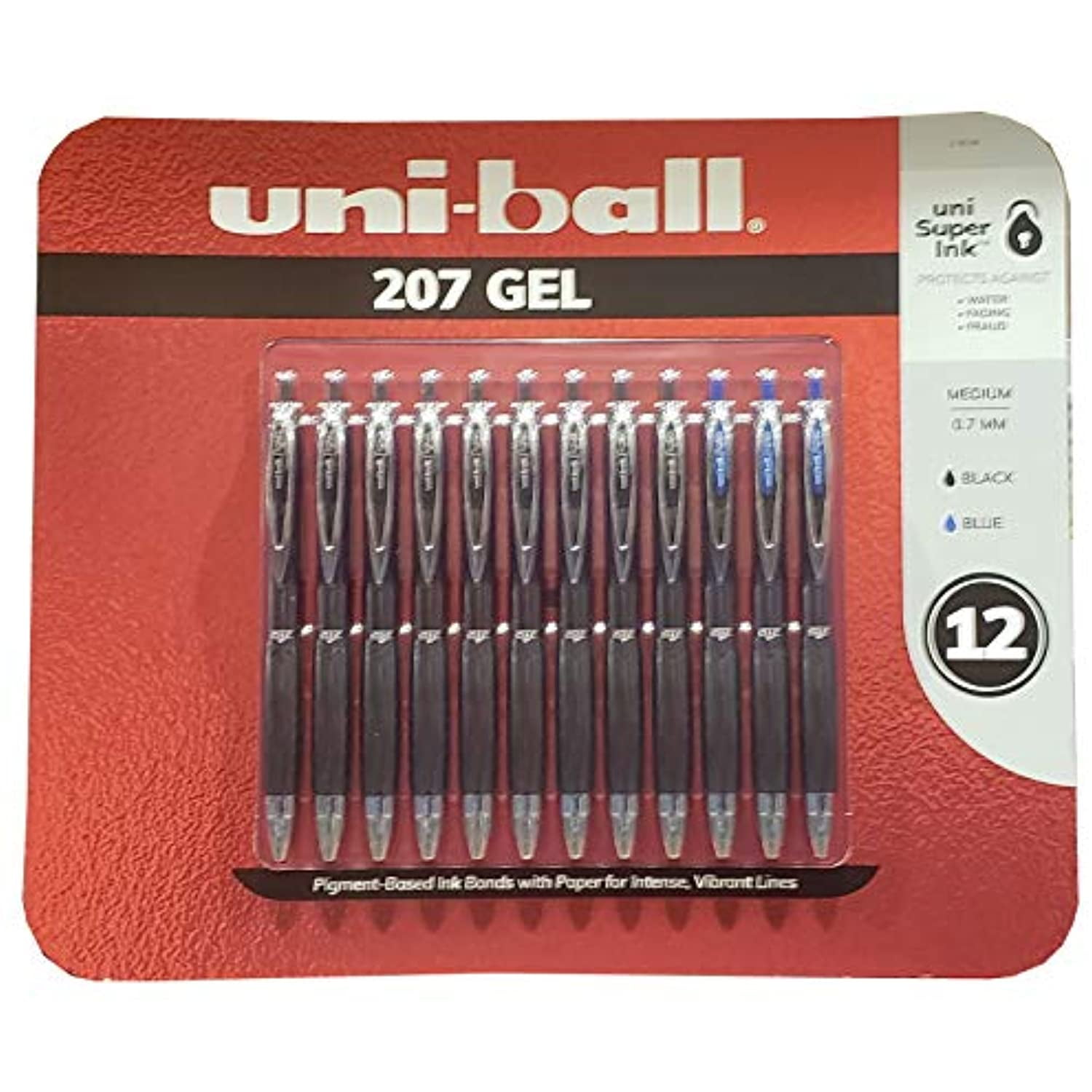 Ricariche Per Penna Uni-ball SIGNO 207 - 5 Pezzi, Punta 0,4 Mm, Colore