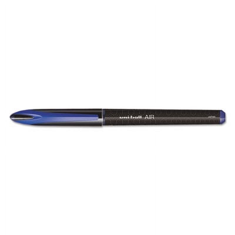uniball AIR Porous Roller Ball Pen, Stick, Medium 0.7 mm, Blue Ink