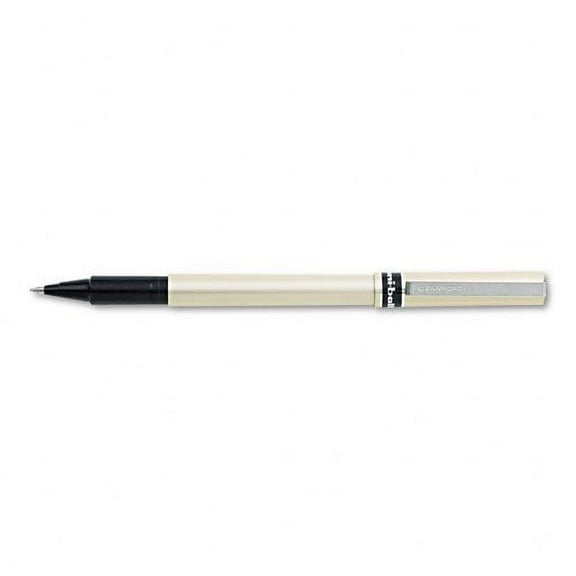uni-ball : Deluxe Stick Roller Ball Pen, Black Ink, Fine, 0.70 mm -:- Sold as 2 Packs of - 1 - / - Total of 2 Each