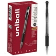 thumbnail image 1 of uni-ball® Gel Grip™ Pens, Medium Point, 0.7 mm, Clear Barrel, Black Ink, Pack Of 12, 1 of 6