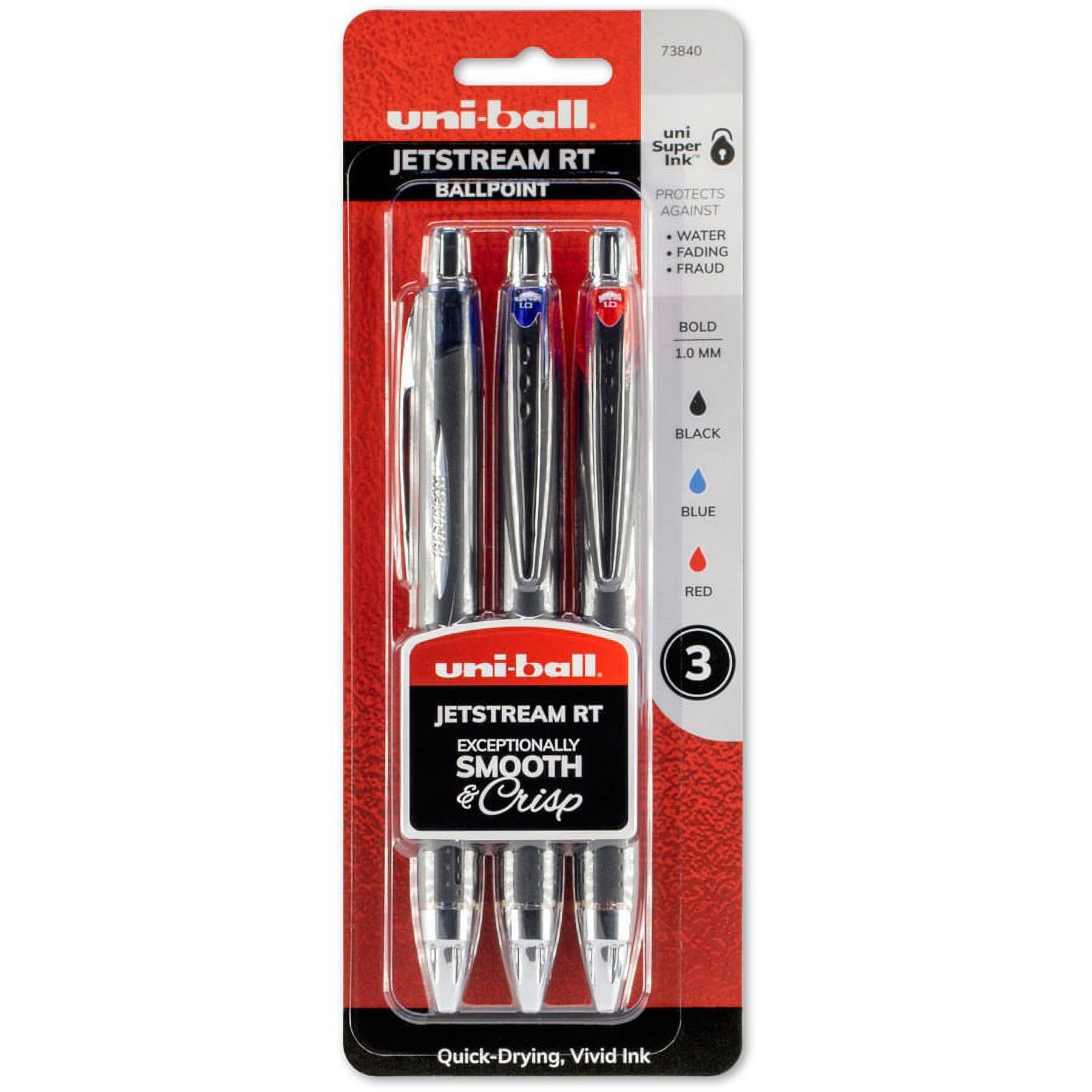 uniball Jetstream Retractable Ballpoint Pen Medium Pen Point 1 mm