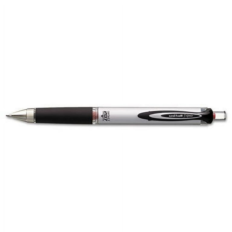 uni-ball - 207 Impact Roller Ball Stick Gel Pen, Red Ink, Bold, Sold as 1 EA