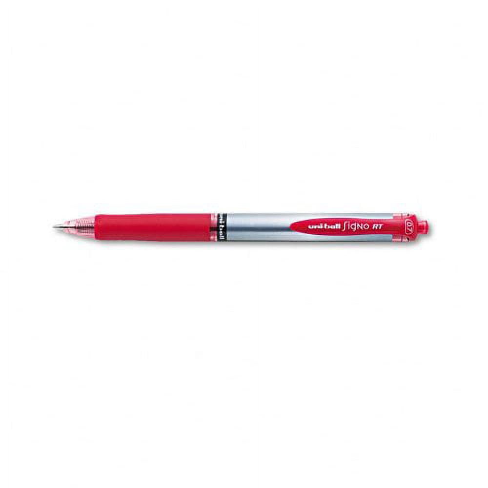 uni-ball : Signo Gel RT Retr Roller Ball Pen, Red Ink, Medium, 0.70 mm -:- Sold as 2 Packs of - 12 - / - Total of 24 Each