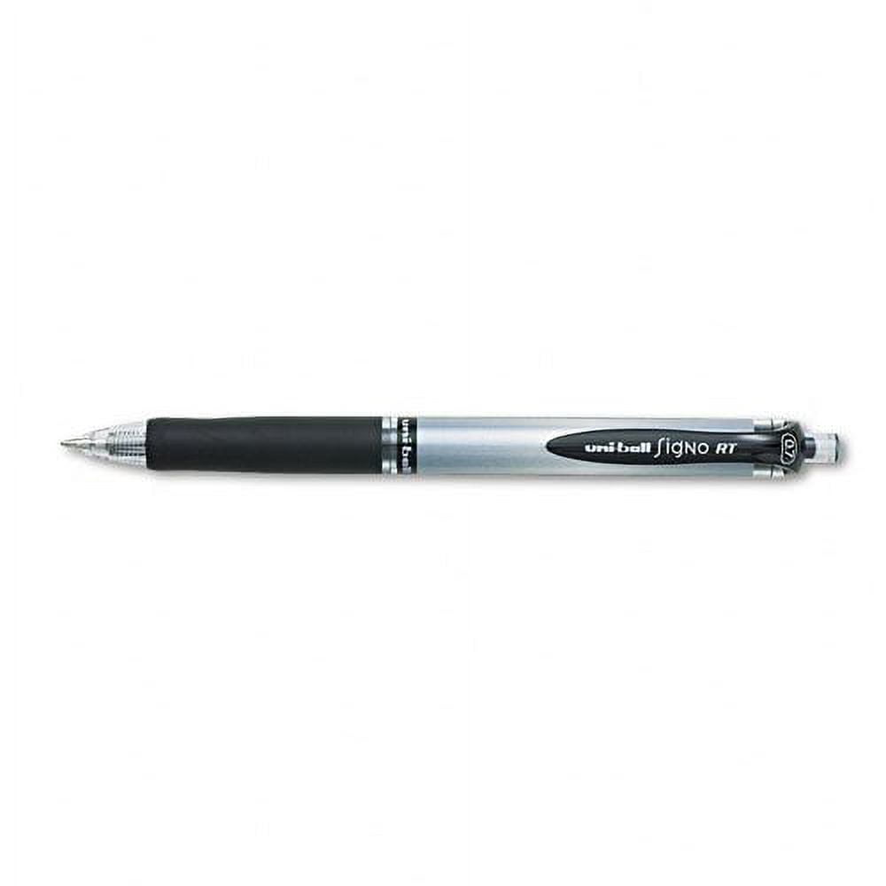 uni-ball : Signo Gel RT Retractable Roller Ball Pen, Black Ink, Medium, 0.70 mm -:- Sold as 2 Packs of - 12 - / - Total of 24 Each