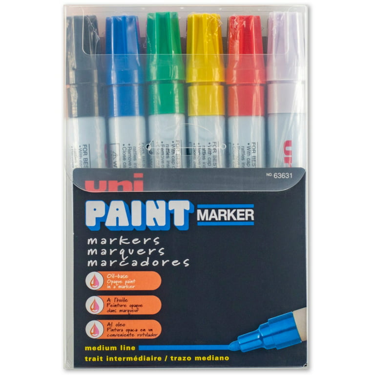Uni Paint Markers, Medium Point, PX-20 Multicolor Set of 12