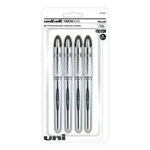 uni-ball Vision Elite Rollerball Pen, Bold Point (0.8 mm) Pen Tip, Black Ink, 4 Count