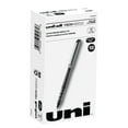 thumbnail image 1 of uni-ball® Vision™ Needle Liquid Ink Rollerball Pens, Fine Point, 0.7 mm, Gray Barrel, Black Ink, Pack Of 12, 1 of 5