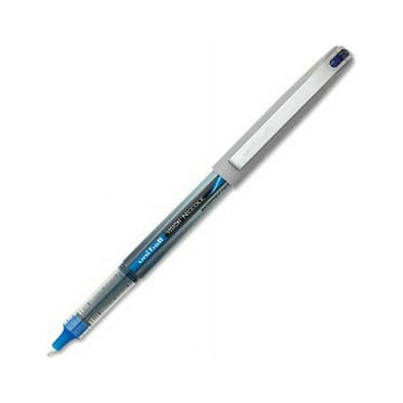 uni-ball Vision Needle Rollerball Pens Fine Pen Point - 0.7 mm Pen Point Size - Blue - 12 / Dozen