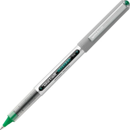 uni-ball Vision Roller Ball Stick Waterproof Pen Evergreen Ink Fine Dozen 60386