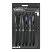uniball 207 Plus+ Retractable Gel Pens, Medium Point, 0.7 mm, Assorted Ink, 6 Count