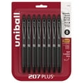 thumbnail image 1 of uniball™ 207 Plus+ Retractable Gel Pens, Medium Point (0.7mm), Black, 8 Pack, 1 of 7