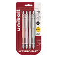 thumbnail image 1 of uniball™ Jetstream RT Ballpoint Pens, Fine Point (0.7mm), Black Ink, Retractable. 4 count, 1 of 6