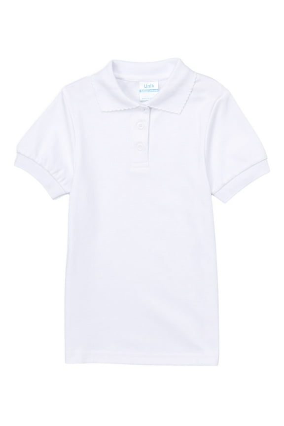 Girls School Uniform Premium Short Sleeve Polo Shirt (Little Girls & Big Girls)