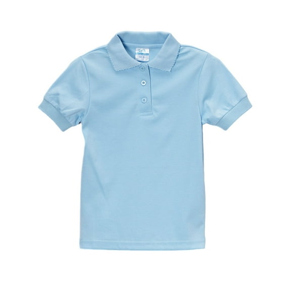unik Girls School Uniform Premium Short Sleeve Polo Shirt (Little Girls & Big Girls)