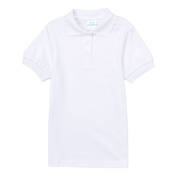 unik Girls School Uniform Short Sleeve Polo Shirt (Little Girls & Big Girls)