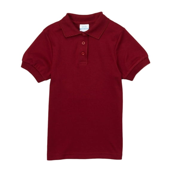 unik Girls School Uniform Short Sleeve Polo Shirt (Little Girls & Big Girls)