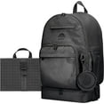 thumbnail image 1 of uninni Diaper Baby Bag Backpack for Moms and Dads with Baby Boys and Girls, Portable Changing Pad, Removable Waterproof Pacifier Case, Stroller Straps, Insulated Bottle Pockets, Black, 1 of 9