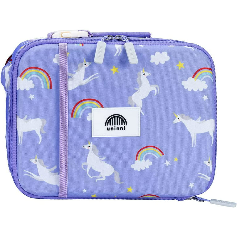 ZPAQI Unicorn Lunch Bag for Girl Boy, Insulated Kids Lunch Box with  Adjustable Shoulder Strap Gift for Back to School Students