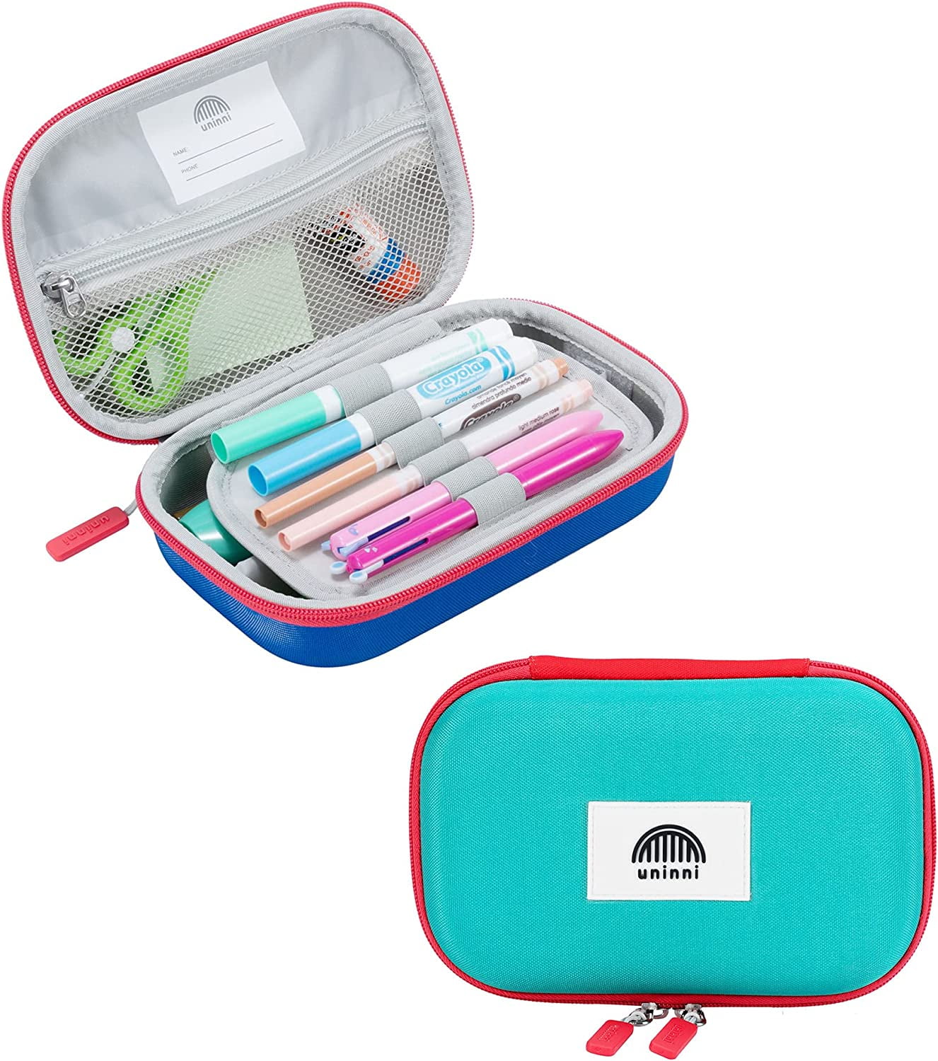 Uninni Kids Pencil Case for Boys and Girls with High-Capacity Storage - Golf