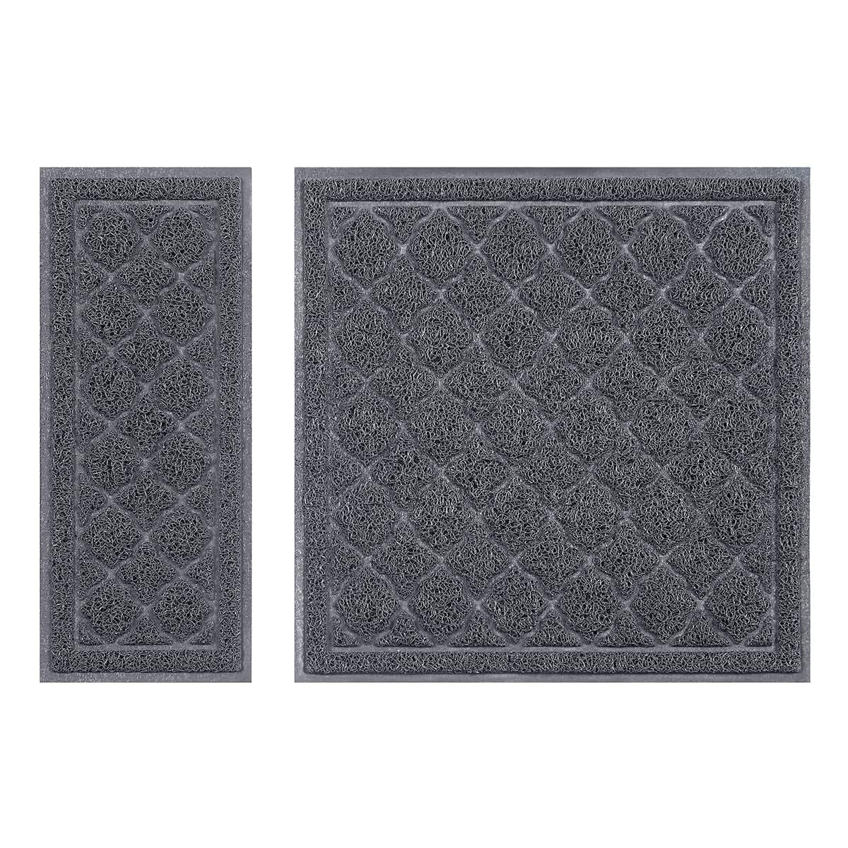 unipaws Cat Litter Trapping Mat, Litter Box Scatter Control Pad, Litter