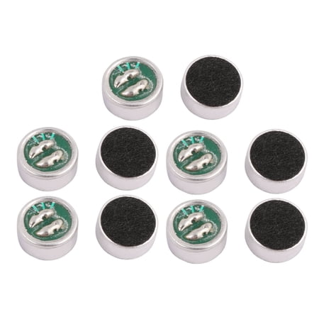 unique Bargains 10Pcs 9mmx4.5mm 30-44dB Electret Condenser Microphone High Sensitivity Pickup
