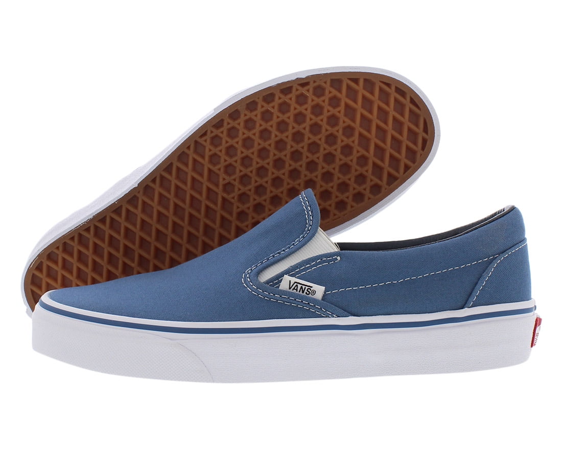 国内配送 VANS CLASSIC SLIP-ON NAVY unisex Classic Slip-On Core Classics Navy Sneaker Men's 7.5