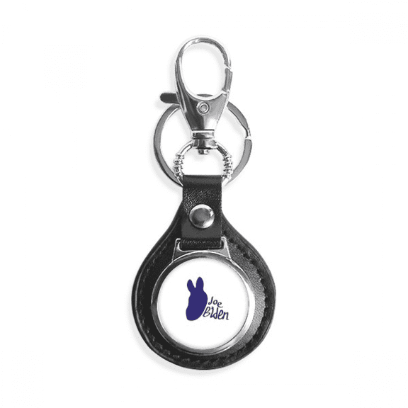 united states democrats politic joe blue profile key link chain keyholder finder hook metal