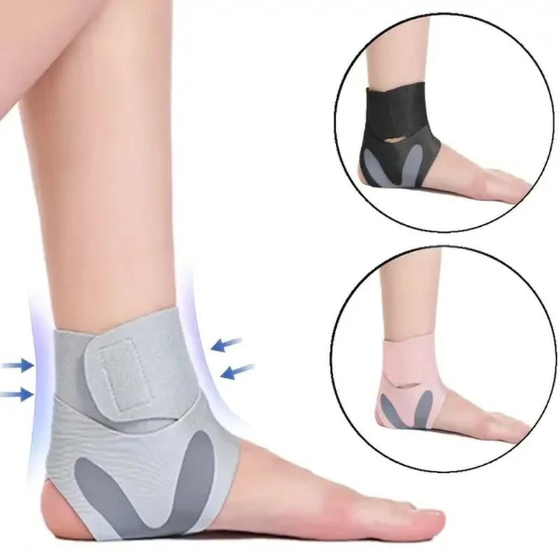 1 universal adjustable ankle brace - super breathable and silicone reinforced support - Durable neoprene foot covers for both men and women - customizable for sports, running, fitness