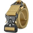 thumbnail image 1 of A universal belt for both men and women, 1.5 inches wide and 47.24 inches long, equipped with a quick-release metal buckle, suitable for work, hiking and camping., 1 of 6