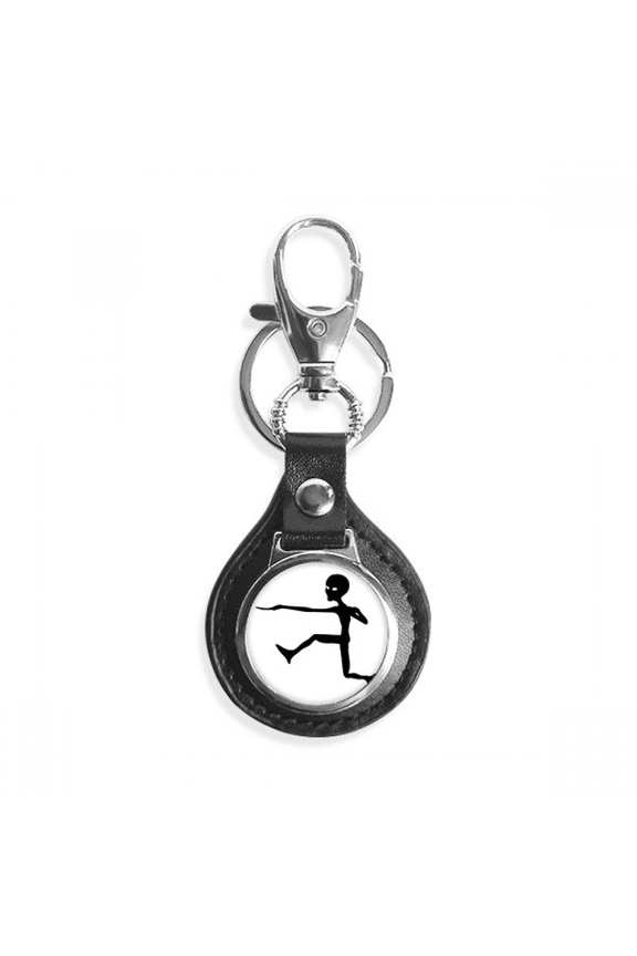 universe alien monster jumping alien key link chain keyholder finder hook metal