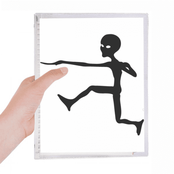 universe alien monster jumping alien notebook loose diary refillable journal statiry
