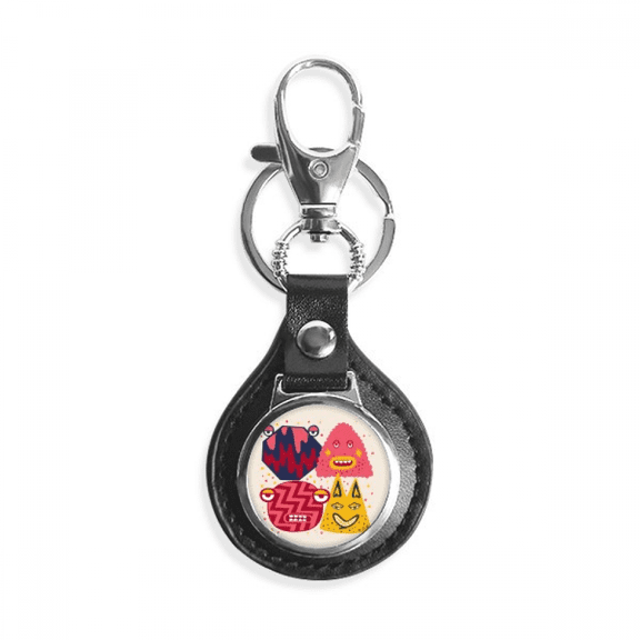 universe and alien monster party key link chain keyholder finder hook metal