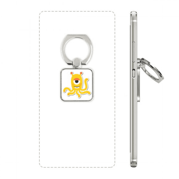 universe and alien yellow monster square cell ph stand holder bracket universal support