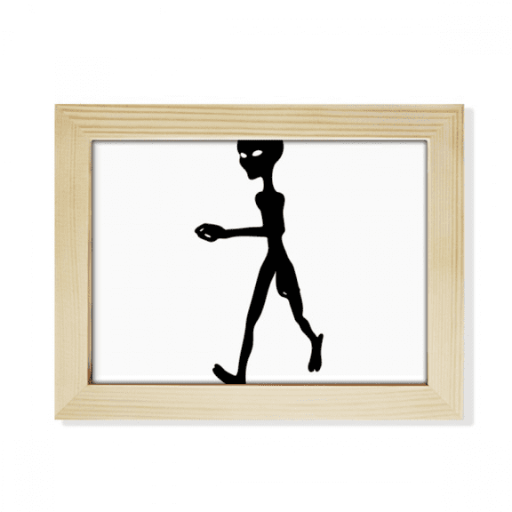 universe and spwalking alien desktop photo frame picture art decoration painting 6x8 inch