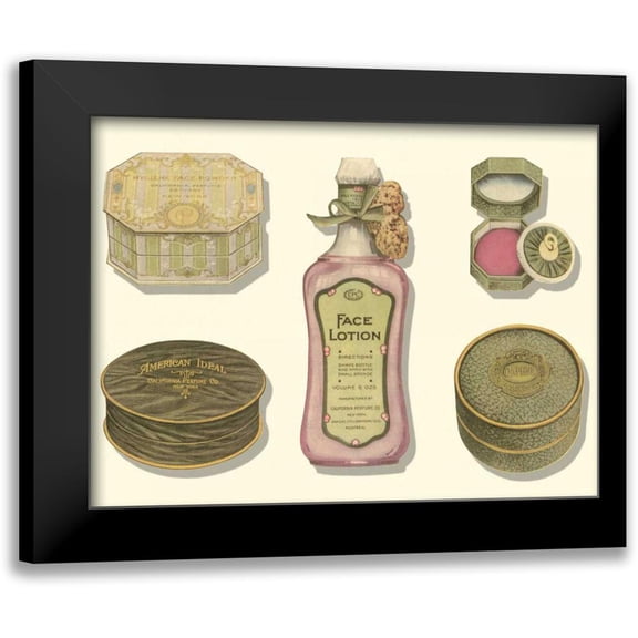 unknown 14x12 Black Modern Framed Museum Art Print Titled - Vintage Boudoir III