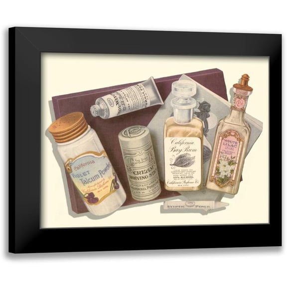 unknown 14x12 Black Modern Framed Museum Art Print Titled - Vintage Boudoir II