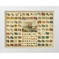 thumbnail image 1 of unknown 24x19 White Modern Wood Framed Museum Art Print Titled - Display of Flags, 1 of 4