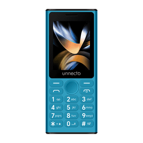 unnecto Bolt F1 | Dual SIM | 4G/LTE | Unlocked | Bluetooth | 2.4 Screen | Large Keypad | International Version | Blue