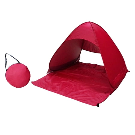 up Tent Beach Tent Beach Sun Protection Lightweight SUN Protection up Quick Cabana for Backyard, Mountaineering, Fishing Red