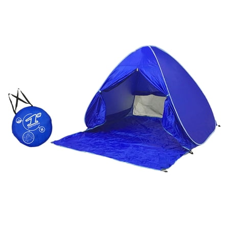 up Tent Beach Tent Sun Protection  Protection Instant Tent Quick Cabana for Backyard Hiking Family Camping Fishing Blue