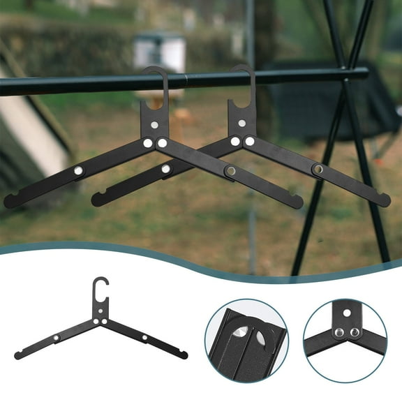 up to 65% off karymi Outdoor Camping Aluminum Alloy Foldable Clothes Rack Portable Business Trip Drying Rack Clearance Big Savings Camping Essentials