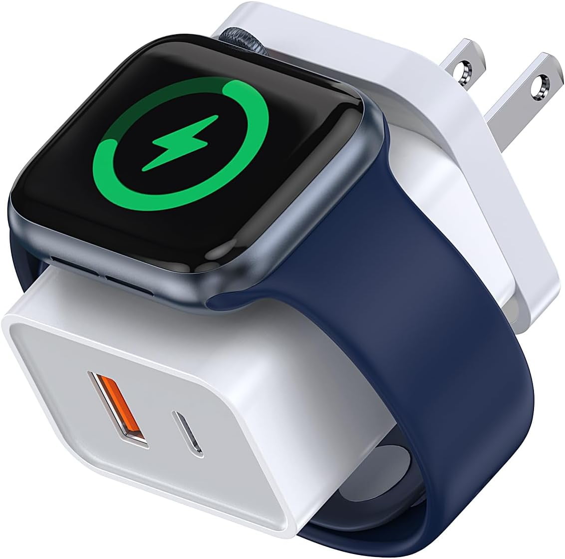 upgraded for Apple Watch Charger 20W Dual Port USB C Wall Charger Plug Fast Charging Block for iPhone Travel Charger Compatible with Apple Watch iPhone AirPods iPad Walmart