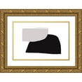 thumbnail image 1 of uplusmestudio 18x13 Gold Ornate Wood Framed with Double Matting Museum Art Print Titled - Abstractions No 5, 1 of 4
