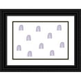 thumbnail image 1 of uplusmestudio 32x23 Black Ornate Wood Framed with Double Matting Museum Art Print Titled - Purple Rainbows, 1 of 4