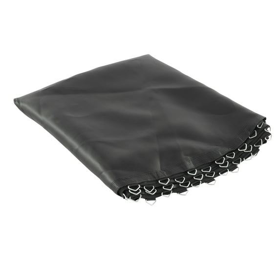 upper bounce machrus trampoline replacement mat 7.5ft 8ft 10ft 11ft 12ft 13ft 14ft 15ft 16ft 17ft with sturdy v-rings - ultra durable pp mat with high elasticity- uv & water resistant