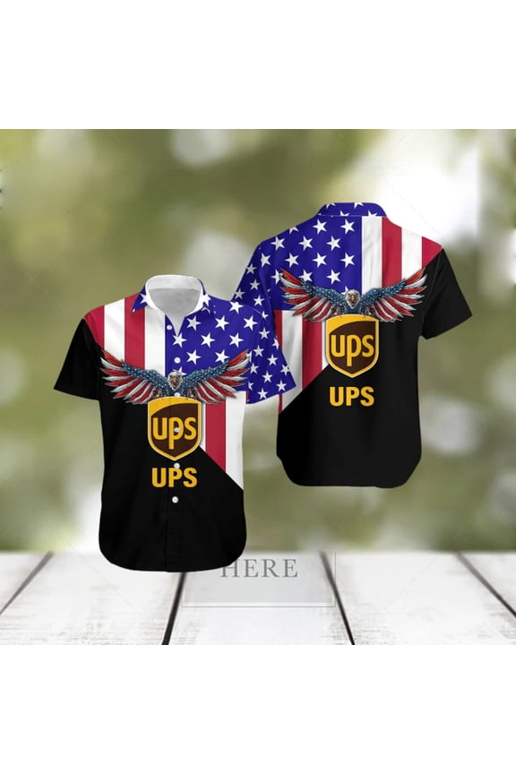 ups Pattern Latest 3D Hawaii Shirt Men And Women Gift For Family